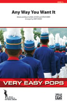 Any Way You Want It Marching Band sheet music cover